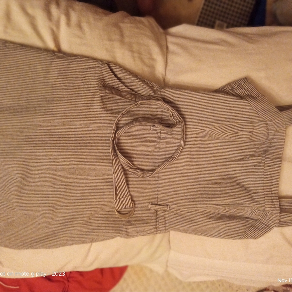 Hollister size medium cute mini dress with belt stripes